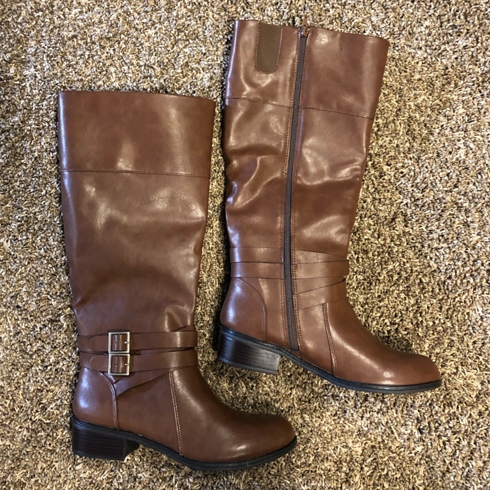 Arizona Womens Denver Riding Boots Block Heel